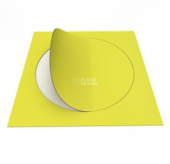 Forbo Allura Material 63584DR7 mustard circle фото 2 | FLOORDEALER